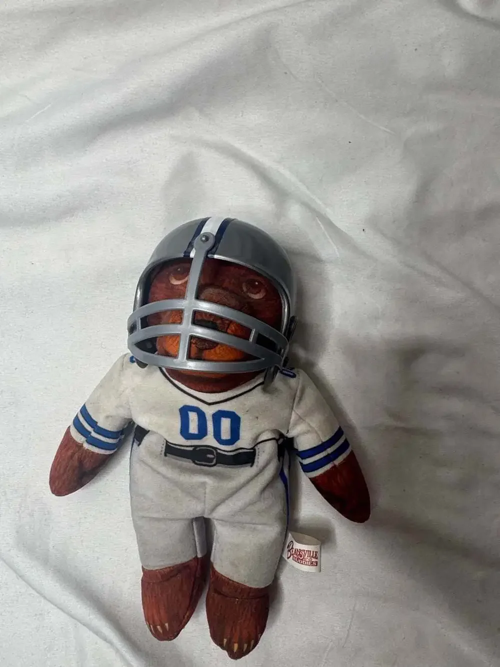 Vintage Beansville Buddies Cooperstown Bears Dallas Cowboys Football Plush Bear.